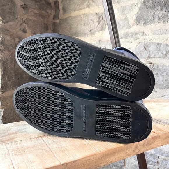 Balenciaga Multifabric Colourblock Coated High-Top Sneakers - Picture 9 of 9